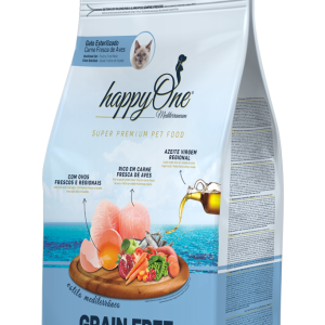happyOne Mediterraneum Gato Adulto Esterilizado Carne Fresca Aves