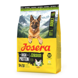 Josera High Protein - Ração Seca Rica em Proteína para Cães Ativos - Frango