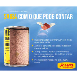 Josera Meat Lovers - Alimento húmido com Carne 100% de frango - Image 3