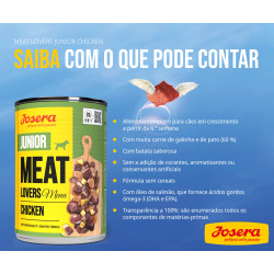 Josera Meat Lovers - Alimento húmido de Frango e Pato para Cachorros - Image 3