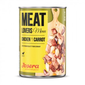 Josera Meat Lovers - Alimento húmido Menu frango e cenoura