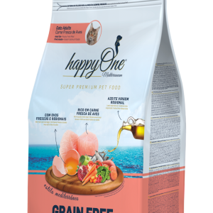happyOne Mediterraneum Gato Adulto Carne Fresca-2Kg