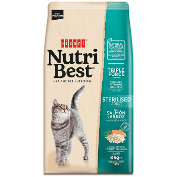 Picart Nutribest High Premium Gato Esterilizado - Salmão e Arroz - Image 2