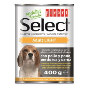 Picart Select Patê Húmido para Cão Adulto Light - Peru e Frango