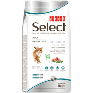 Picart Select Sterilised/Light Grain free Gato adulto - Frango e ovo