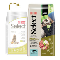 Picart Select Super Premium Cão Sensitive Adulto - Extra Cordeiro e Arroz