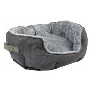 Cama oval em veludo-Duvo Plus