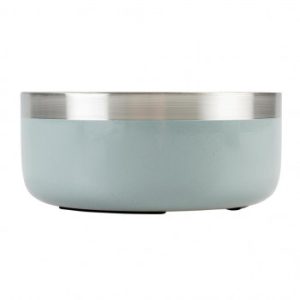 Comedouro em inox Heavy Fix Cinzento para Cães -Duvo Plus