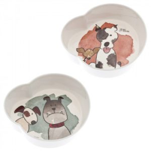 Taça de Plástico Aquarelle para Cães-Ferribiella
