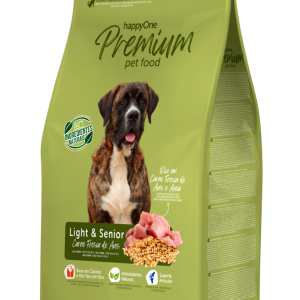 happyOne Premium Light & Senior Carne Fresca Aves-4Kg
