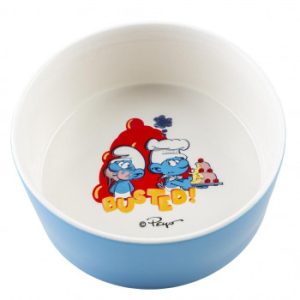 The Smurfs - Tigela de Cerâmica para Cão e Gato 1 Litro-Duvo Plus