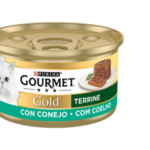 Gourmet Gold Terrine Coelho 85gr-Gato-Purina