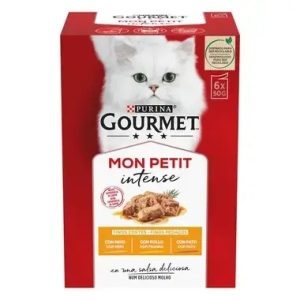 GOURMET MON PETIT Seleção com Aves 6x50gr-Gato-Purina