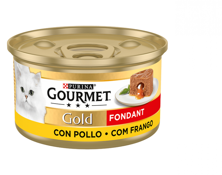 Gourmet Gold Fondant Frango 85gr-Gato-Purina