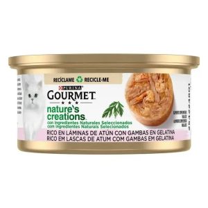 GOURMET NATURE'S CREATIONS Lascas Atum e Gambas 70gr-Gato-Purina