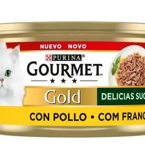 Gourmet Gold Delicias Suculentes Frango 85gr-Gato-Purina