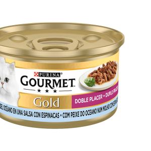 Gourmet Gold Duo Peixe do Oceano 85gr-Purina