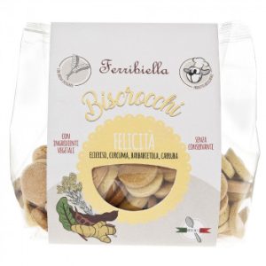 Biscoitos Vegetais Biscrocchi Felicità para Cães-Ferribiella
