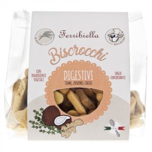 Biscoitos Vegetais Biscrocchi Digestivi para Cães-Ferribiella