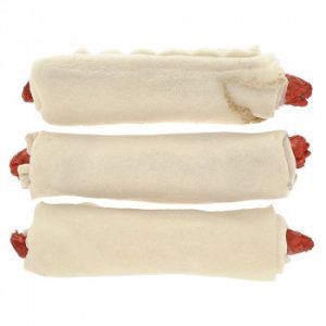 Snack Hot Dog de Couro para Cão-Ferribiella