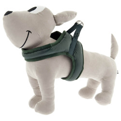 Arnês Acolchoado Boomerang Verde para Cão-Ferribiella