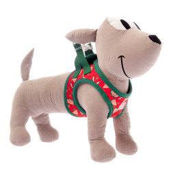 Peitoral confortável Motif com Padrão Melancia para cão- Ferribiella
