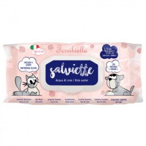 Toalhitas Salviette com Água de rosas Ferribiella