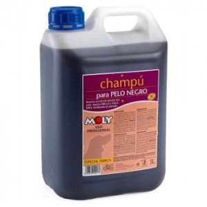 Champô para Cães com Pelo Preto ou Escuro Moly