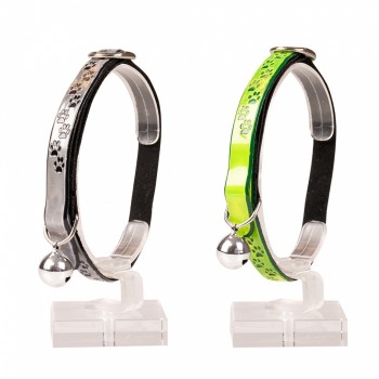 Coleira Refletora Paws em PVC Duvo Plus